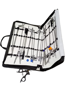 Kit d'instruments chirurgicaux laparoscopiques à succès – Ensemble de chirurgie mini-invasive avec trocars, pinces, ciseaux et porte-aiguilles - Product Image 1