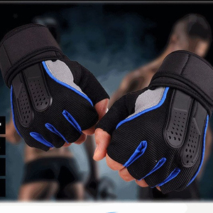 Gants de cyclisme fitness personnalisés demi-doigts pour hommes et femmes, respirants, avec support de poignet, pour la musculation, imperméables et ajustables - Product Image 5