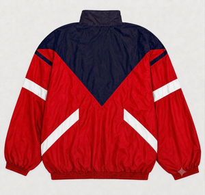 Vintage Color Block Windbreaker <b>Jacket</b> <b>Men</b> Zip Up Track <b>Jacket</b> Lightweight Breathable Outdoor Casual Wear - Product Image 4