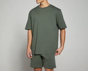 T-shirt Oversize 100 % Coton pour Homme, Poids Lourd, Respirant, Personnalisable, Grande Taille, Tricoté Épais, Faible MOQ, Prix de Gros - Product Image 2