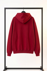 เสื้อฮู้ดซิปเต็มตัวแบบคัลเลอร์บล็อก ผ้าฟลีซ แต่งแถบสีตัดกัน สไตล์สตรีทแวร์ ทรงหลวม ไหล่ตก ผ้าฝ้ายฟลีซ เสื้อโค้ทแบบมีซับใน - Product Image 3