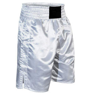 Shorts de Muay Thai unisexes pour hommes et femmes, pantalons d'entraînement sportifs avec logo avant pour uniformes de boxe, shorts MMA - Product Image 3