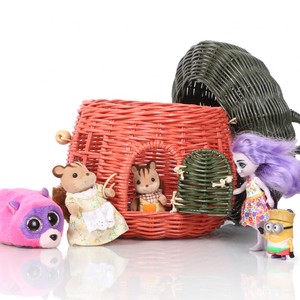 Bolsos ecológicos de ratán para niñas, buenos precios, cestas tejidas para niños, cestas de juguetes para niños pequeños - Product Image 3