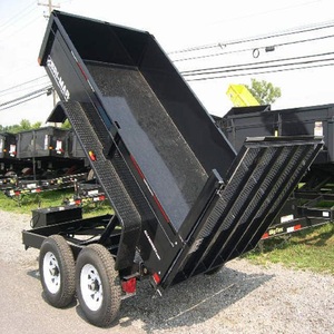 Farm Use Hydraulic Dump <b>Trailer</b> Eight Ton Capacity Double Axle System For <b>Tractor</b> Heavy Agricultural Material Transport Solution - Product Image 6