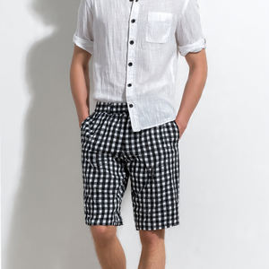 New Fashion Summer Plaid <b>Shorts</b> <b>Men</b> Clothing Casual Lightweight Printed <b>Checked</b> <b>Shorts</b> <b>Men's</b> Drawstring Waist Line <b>Shorts</b> <b>Men</b> - Product Image 3