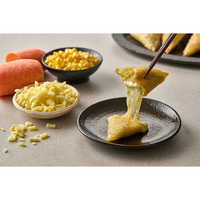 [SGS MANDU] Korean Corn Cheese Dumplings Instant Frozen Food Delicious Appetizer Crispy Pastry Bites Top