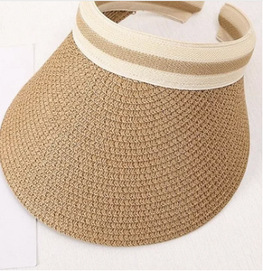 Wholesale Fashionable <b>Paper</b> <b>Straw</b> Boater Hat for Women for Summer Beach Vacation Ski Travel Fishing Casual Outings Cycling-from - Product Image 3