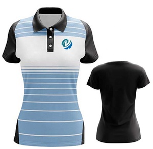 Polo de football unisexe sublimé à manches courtes, respirant, anti-humidité, 100 % polyester, coupe classique, col en V, écologique - Product Image 1