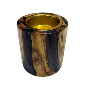Brûleur d'encens indien en bois et résine époxy écologique au design moderne, nouveau style, pour Bakhoor arabe et parfum d'ambiance domestique - Product Image 2
