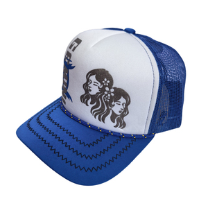 SELF INDUSTRY Cotton 7-Panel Trucker <b>Hats</b> Adjustable Breathable Casual Outdoor Snapback <b>Caps</b> 100% Polyester Metal Buckle Four - Product Image 1