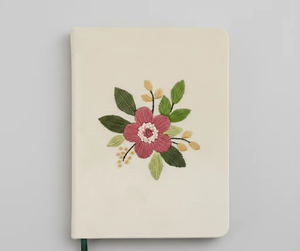 New Arrival Luxury Handmade Velvet Journal Embroidered Cover Customizable Colors Unique Design Promotional Use - Product Image 3