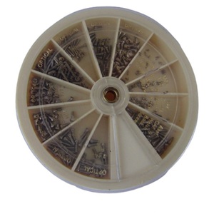 Kit de Suministros para Hacer Joyas Redondas de Hierro con Múltiples Compartimentos, Surtido de 1000 Piezas para Herramientas de Manualidades - Product Image 1