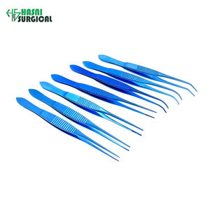 Pinzas de Acero Inoxidable de Primera Calidad para Tejido Conjuntival, Pinzas Manuales con Certificación CE, Juego de Instrumentos Quirúrgicos Oftálmicos de 7 Piezas - Product Image 1