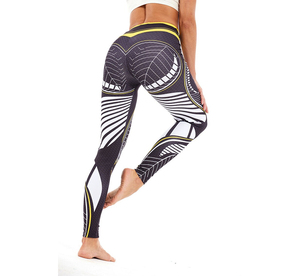Women’s Printed High Waist Scrunch Yoga Leggings Workout Fitness Training Sportswear Gym <b>Pants</b> for Women Activewear - Product Image 6