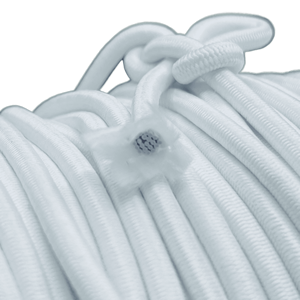 White Braided Nylon Drawcord 16 Strand Round Cord for <b>Bags</b> High Tenacity Sewing Cords - Product Image 3