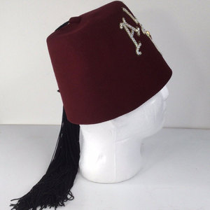 Bonnet de luxe Shriners personnalisé, en feutre de laine premium, respirant, imperméable et réglable, pour le Corps Hospitalier Maçonnique - Product Image 4