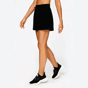 Shorts Signature en coton (95%) et élasthanne (5%) noir, coupe classique, avec élastique doux et cordon de serrage à la taille - Product Image 2