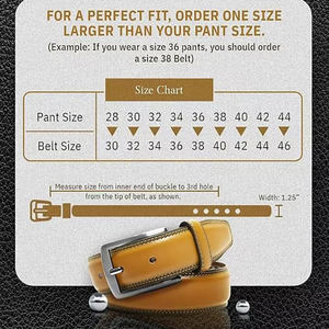 Cinturones de Cuero de Diseño Nuevo al por Mayor, Cinturones de Cuero Genuino de Lujo de Pakistán, Cinturón de Cuero Vacuno con Hebilla para Hombre - Product Image 6