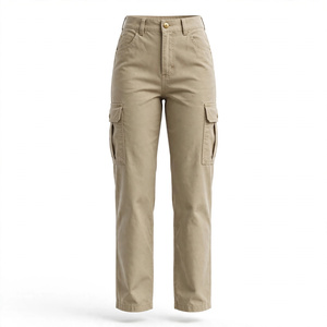 Wholesale <b>Women's</b> <b>Cargo</b> Pants Midweight Canvas <b>Workwear</b> <b>Trousers</b> Eco-Friendly Breathable <b>Cargo</b> Pants For <b>Women</b> Export From BD - Product Image 5