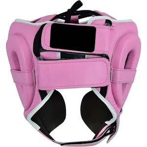 Guantes de Boxeo de Cuero Puro al Por Mayor RTS, Guantes Antideslizantes con Cierre de Gancho y Bucle, Protector Facial y Bucal AI-HG-15 - Product Image 2