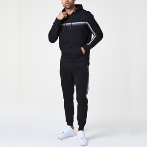 Ensemble de survêtement à capuche pour homme, pantalon de jogging, vêtements de sport, ensemble deux pièces, tenue de sport décontractée, tenue de course à pied tendance - Product Image 2