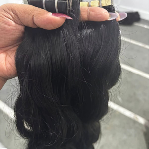 Extensiones de Cabello Humano Ondulado y Liso Natural Sin Procesar, Ligeras y Ecológicas en Paquete a Granel - Product Image 1