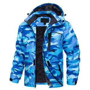 Breathable Hoodie <b>Camo</b> Bottomland <b>Jacket</b> Oversized Thick Zipper Closure Bottomland Camouflaged Outerwear Rain Coat <b>Jackets</b> - Product Image 3