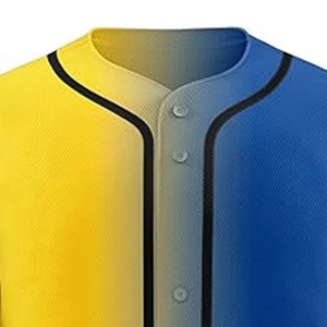 Diseño Único, Jersey de Béisbol al por Mayor, Personalizado, Crea Tu Propio Jersey de Béisbol Transpirable a Precio Económico - Product Image 2
