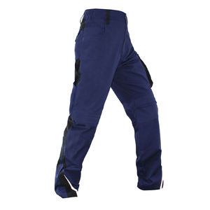 Customized Manufacture Safety Construction Trousers Workwear Multi Pockets Men's High Visibility <b>Work</b> <b>Cargo</b> Pants 100% Cotton - Product Image 5