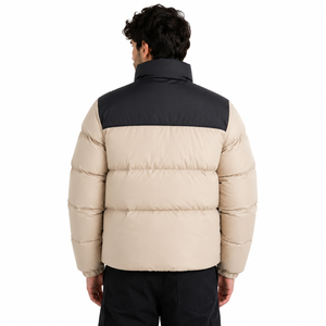 Men’s Puffer <b>Jacket</b> Warm Quilted Winter Coat Lightweight Insulated Outerwear Stand Collar Zip Up Winter Padded Men's <b>Jackets</b> OEM - Product Image 4