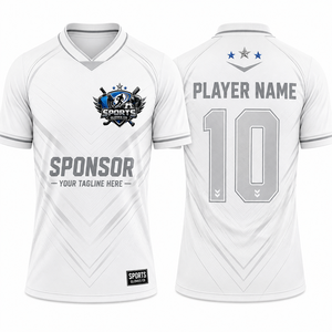 Camiseta de Fútbol de Alto Rendimiento y Calidad Premium, Poliéster Premium, Absorbe el Sudor, Transpirable, Resistente a la Decoloración, Jersey para Clubes y Equipos, OEM - Product Image 1