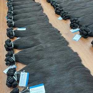 12A Raw Vietnamita Paquetes de cabello humano Proveedor Venta al por mayor 100% Natural Remy Raw Cutícula Alineada Virgen Paquetes ondulados de cabello - Product Image 4