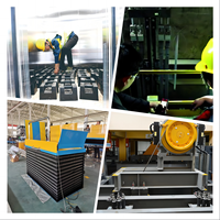 Vente directe usine : Plateforme élévatrice hydraulique électrique pour usage domestique, monte-escalier vertical sur mesure avec câble métallique
