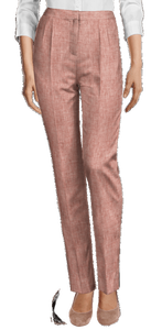 Pantalones de Vestir para Mujer con Curvas, de Alta Calidad, 2 Bolsillos Delanteros Funcionales, 2 Bolsillos Traseros, 100% Algodón, Transpirables y Ligeros - Product Image 4