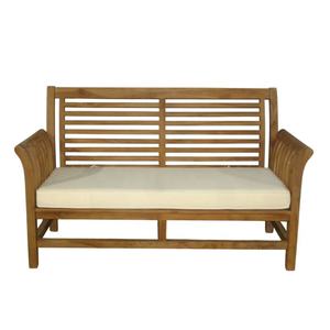 Bancos de patio de teca de Indonesia Sofá de jardín Muebles de exterior Silla de madera minimalista hecha de la mejor madera de teca - Product Image 4