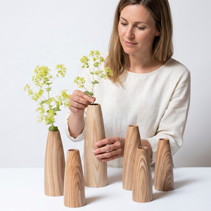 Nouveau vase à fleurs en bambou moderne de luxe, fait à la main, écologique, style indien, décoration pour la maison et le jardin, différentes tailles - Product Image 1