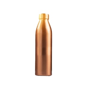 Indian Manufacture Pure Copper Water Bottle With Plain Design for Home Office & School Comes Sport Style Bottles - Product Image 1
