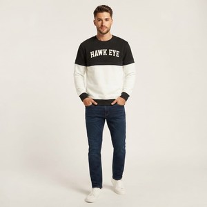 เสื้อฮู้ดลำลองผู้ชาย HAWK EYE SPORTS แฟชั่นใหม่ ผ้าฟลีซ 350 กรัม กันน้ำ เป็นมิตรกับสิ่งแวดล้อม แห้งเร็ว ทรงหลวมไหล่ตก แบบปกติ - Product Image 4