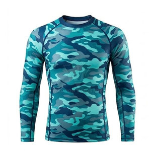 เสื้อรัดกล้ามเนื้อแขนยาวสำหรับผู้ชาย Pro Fit Rash Guard สำหรับว่ายน้ำ เล่นเซิร์ฟ วิ่ง และออกกำลังกาย - Product Image 2
