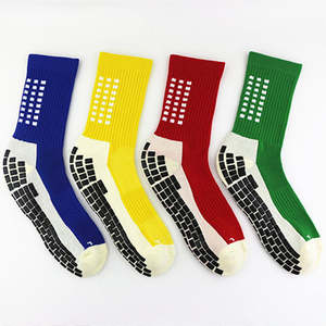 Football Anti Slip <b>Grip</b> <b>Sock</b> Breathable Cotton Unisex Winter Custom Logo Knit Sport <b>Socks</b> - Product Image 1