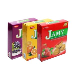 Galletas Jamy con relleno de naranja crujiente por fuera y bocadillo interior afrutado 200g - Product Image 3