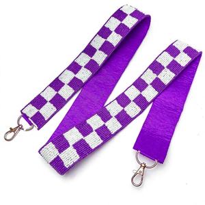 Cordón de poliéster para el cuello con diseño de estrellas azules y lazos blancos bordados GO REBS, con el mejor gancho metálico, para bolsos. - Product Image 5
