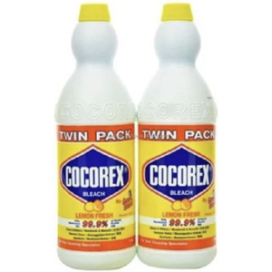 COCOREX <b>BLEACH</b> LIQUID 1KG TWIN PACK LEMON 99.9% Active Ingredient MADE IN MALAYSIA BULK PURCHASE FOR INTERNATIONAL EXPORT MKT - Product Image 1