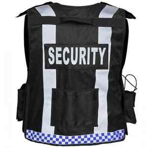 Chaleco de Seguridad Reflectante, Uniforme de Seguridad Laboral, Cinta Reflectante de Alta Visibilidad, 100% Poliéster, Color y Talla Personalizables, para Hombre - Product Image 2