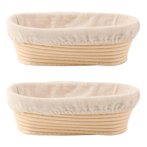 Vietnam Bread Proofing Baskets with Fabric Liner Oval Shape – Wholesale OEM ODM Bread Basket Supplier - Product Image 1