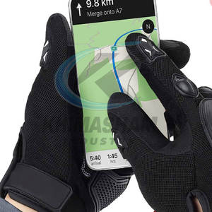 Guantes de Motocicleta de Cuero de Nuevo Estilo para Motociclismo al Aire Libre, Guantes de Carreras de Dedo Completo con Diseño Antideslizante y Transpirable - Product Image 6