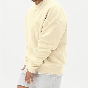 Sweat-shirts à capuche oversize pour fabricants, vierges, personnalisables, col rond, épaules tombantes, pour femmes, hommes et couples, 100% coton - Product Image 1