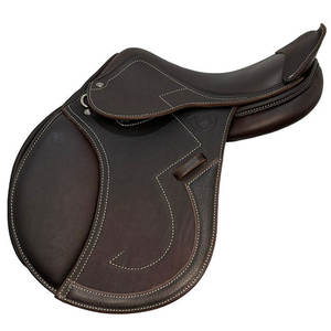 Silla de Doma Euro Cavall Industries de Alta Calidad, Cuero y Estructura de Madera, Asiento Suave Genuino Diseñado para la Libertad del Caballo - Product Image 1