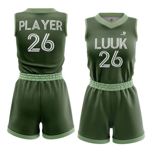 Vente en gros d'usine : Ensemble maillot et short de basketball sublimé pour femme, personnalisable avec logo, nom et numéro, OEM ODM - Product Image 3
