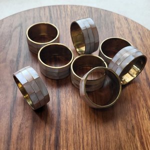 แหวนรองผ้าเช็ดปากทำมือจากเปลือกหอยมุก - ดีไซน์อเมริกัน สินค้าขายดี มาใหม่ ของตกแต่งโต๊ะอาหาร - Product Image 1